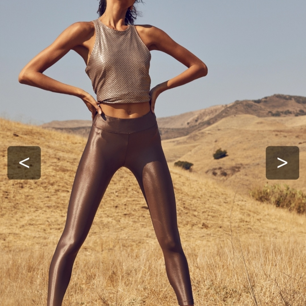 Koral High Waisted Lustrous Leggings Color Cafe